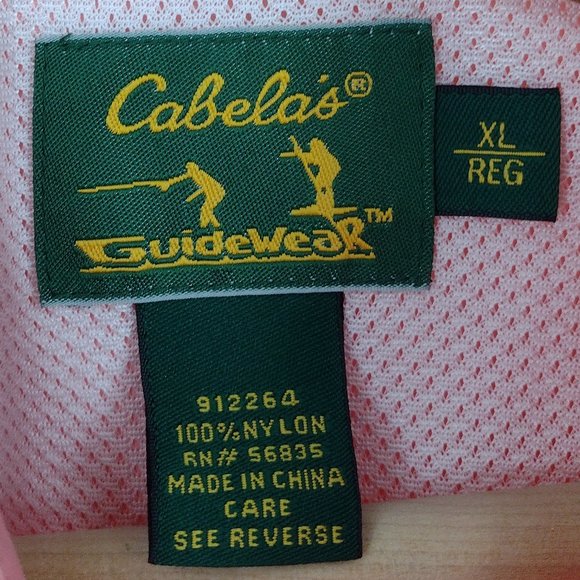 Cabela's Guidewear Fishing Nylon Caped Vented Convertible Sleeve Shirt Womens XL - Picture 5 of 5